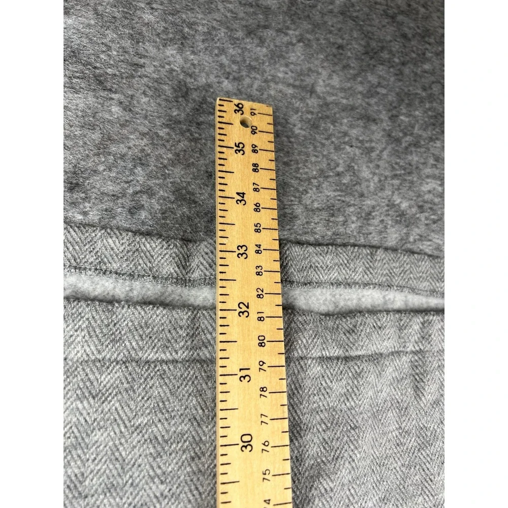 Polo Ralph Lauren Mens‎ Grey Herringbone Quarter Zip Pullover Sweater XL